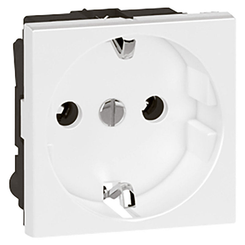 Legrand 572118 - PRISE DE COURANT 2P+T 16A STANDARD SCHUKO ARTEOR CARRE BLANC