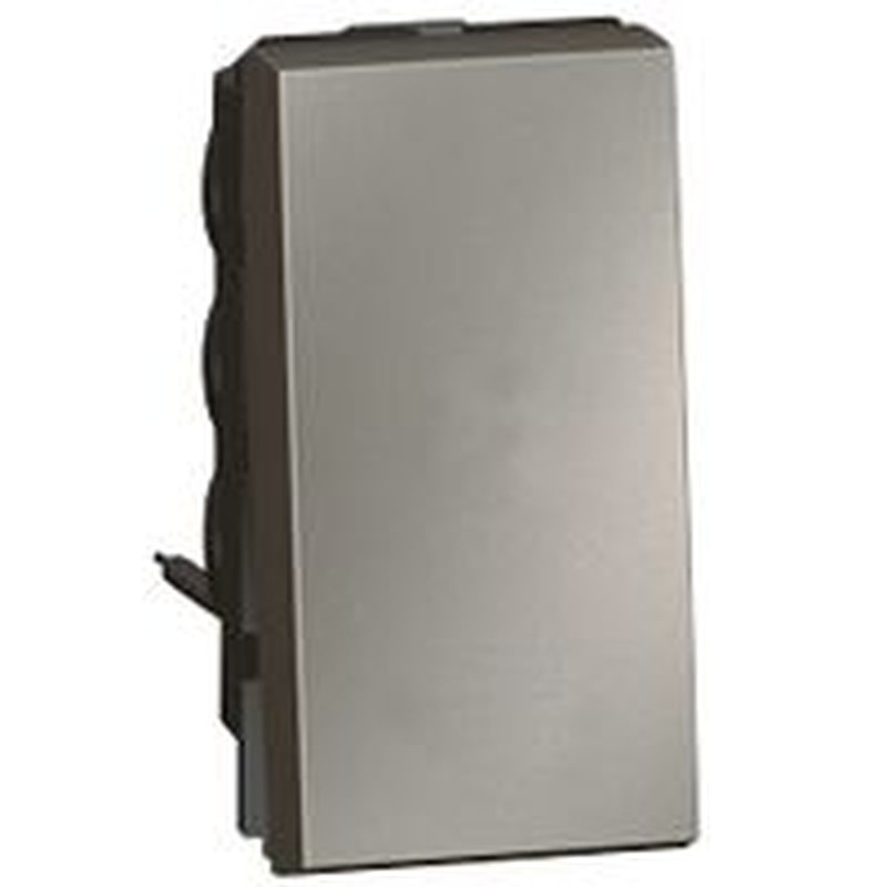Legrand 572500 - 6A PUSH BUTTON SP 1 WAY 1 MODULE ARTEOR CARRE MAG NESIUM