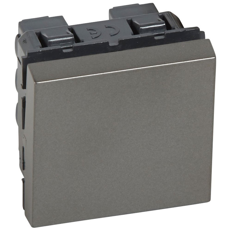 Legrand 572538 - INTERMEDIATE SWITCH 2 MODULES ARTEOR CARRE MAGNESIUM