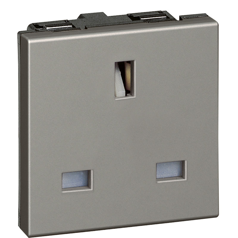 Legrand 572611 - PRISE 2P+T 13A A ECLIPSES ARTEOR CARRE MAGNESIUM