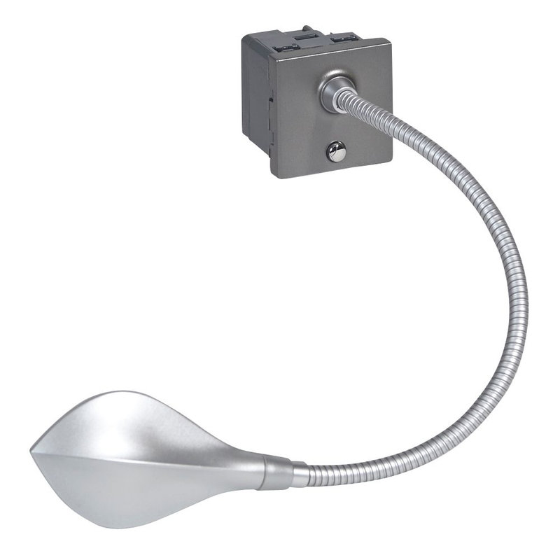 Legrand 572757 - LISEUSE A LEDS ARTEOR FINITION CARRE MAGNESIUM