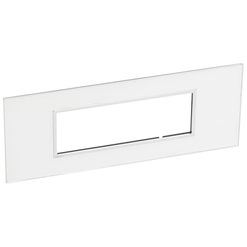 Legrand 575044 - PLAQUE DE FINITION ARTEOR 6 MODULES CARRE MIRROR WHITE