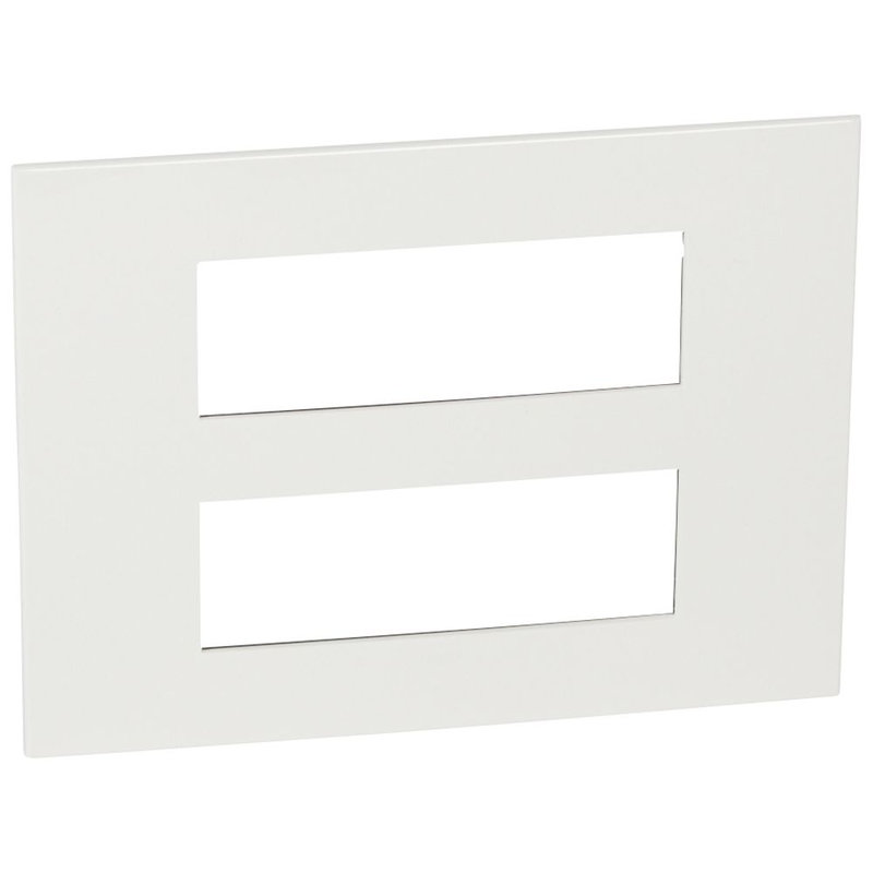 Legrand 575060 - PLAQUE DE FINITION 2X6 MODULES HORIZONTAL MOUNTING SQUAREWH ITE
