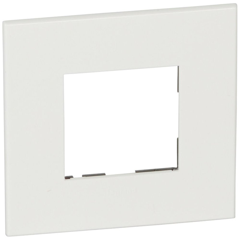 Legrand 576560 - PLAQUE DE FINITION ARTEOR 2 CARRE MODULE FB-SCH WHITE