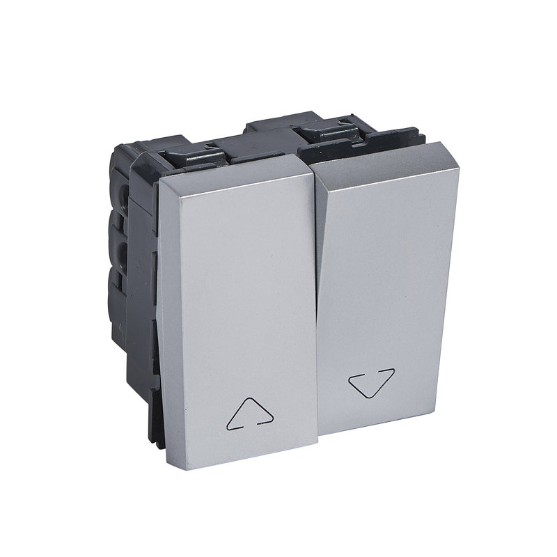 Legrand 571054 - DOUBLE INTERRUPTEUR VOLET ROULANT SQU ARE ARTEOR SOFT ALU