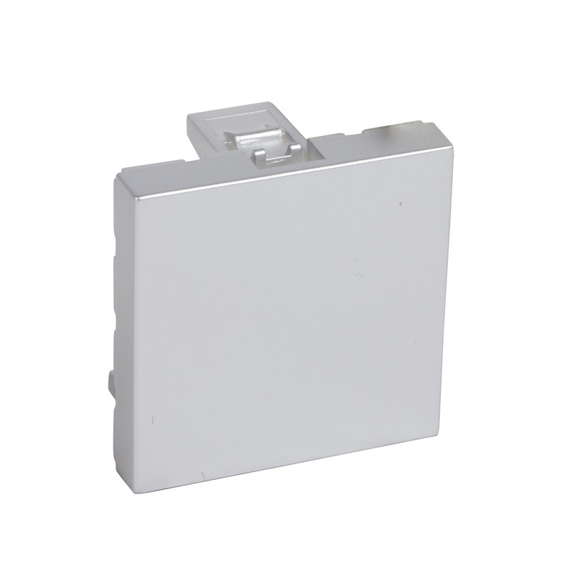 Legrand 571061 - OBTURATEUR 2 MODULES CARRE ARTEOR SOFT ALU