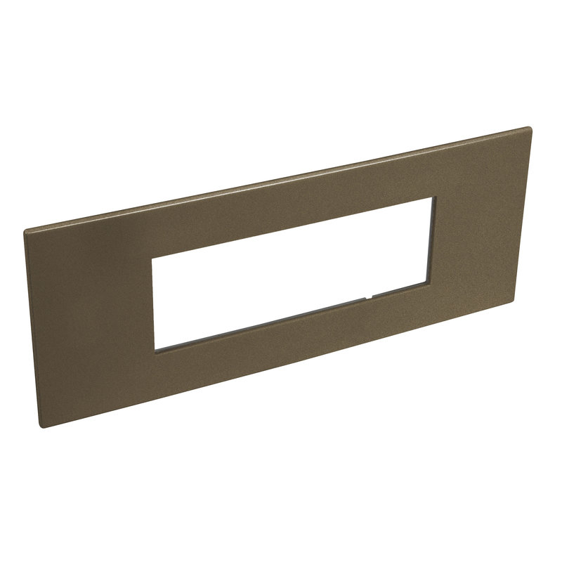Legrand 571445 - PLAQUE DE FINITION ARTEOR 6 MODULES CARRE BRONZE SOMBRE