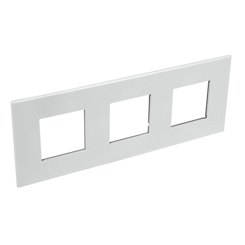 Legrand 571564 - PLAQUE DE FINITION ARTEOR 3X2 MODULES CARRE ARTEOR SOFT ALU