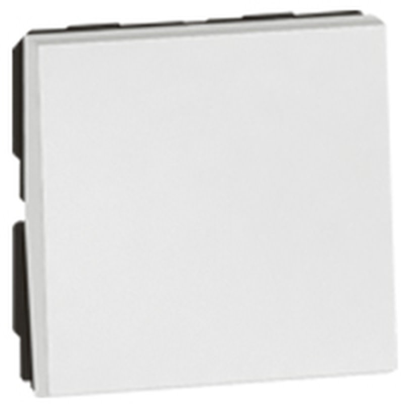 Legrand 572034 - INTERRUPTEUR SIMPLE 10AX 2 MODULES ARTEOR CARRE BLANC