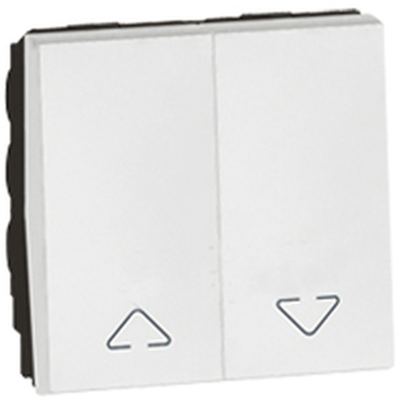 Legrand 572220 - DOUBLE SWITCH FOR ELECTRIC SHUTTER SQU ARE WHITE