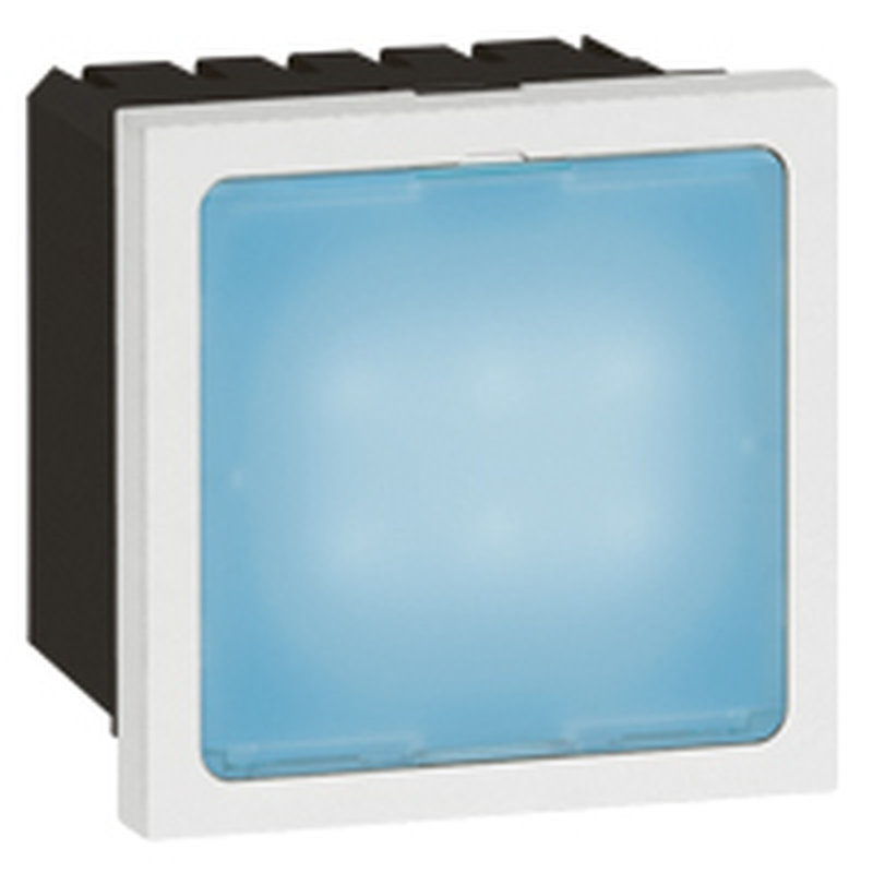 Legrand 572225 - SOFT BLUE LIGHT DIFFUSER FOR HOTEL 2 MODULES . ARTEOR CARRE BLANC