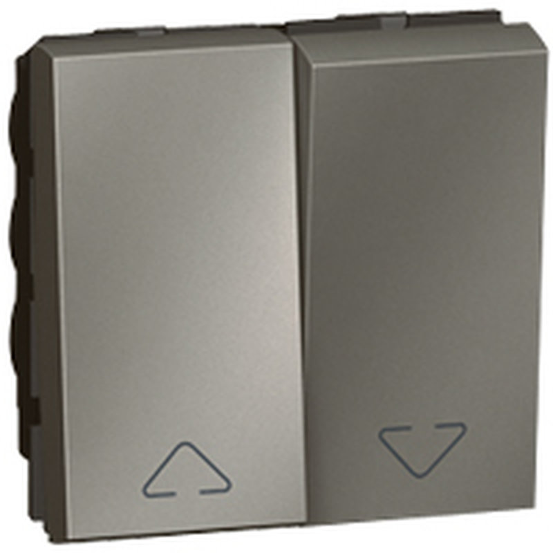 Legrand 572720 - DOUBLE SWITCH FOR ELECTRIC SHUTTER SQUAR E MAGNESIUM
