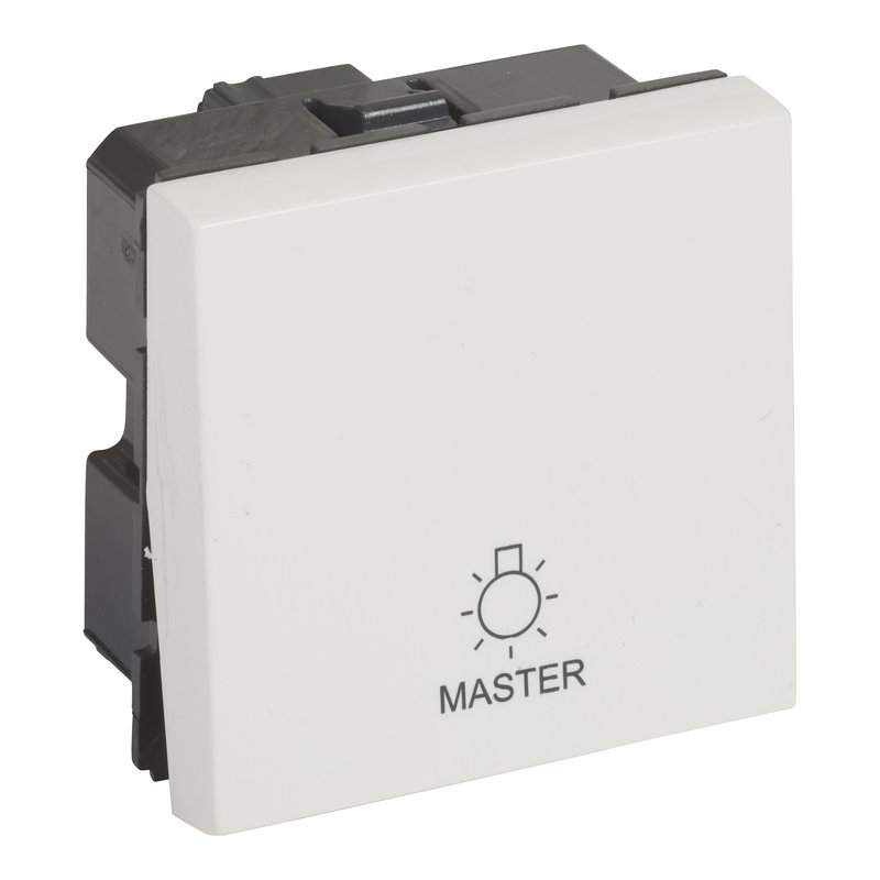 Legrand 573286 - PUSH FOR LIGHTS (ON/OFF OF ALL LIGHTS) M ASTER 2 MODULES WITH ICONS SQ W