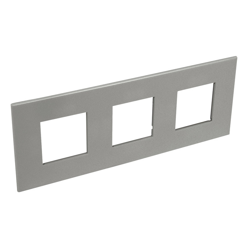 Legrand 575057 - PLAQUE DE FINITION ARTEOR 3X2M SCHUKO ET FRANCO BELGE CARRE MAGNESIUM