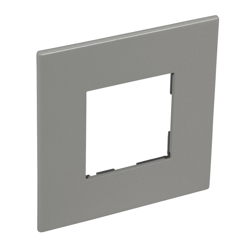 Legrand 576567 - PLAQUE DE FINITION ARTEOR 2M SCHUKO ET FRANCO BELGE CARRE MAGNESIUM
