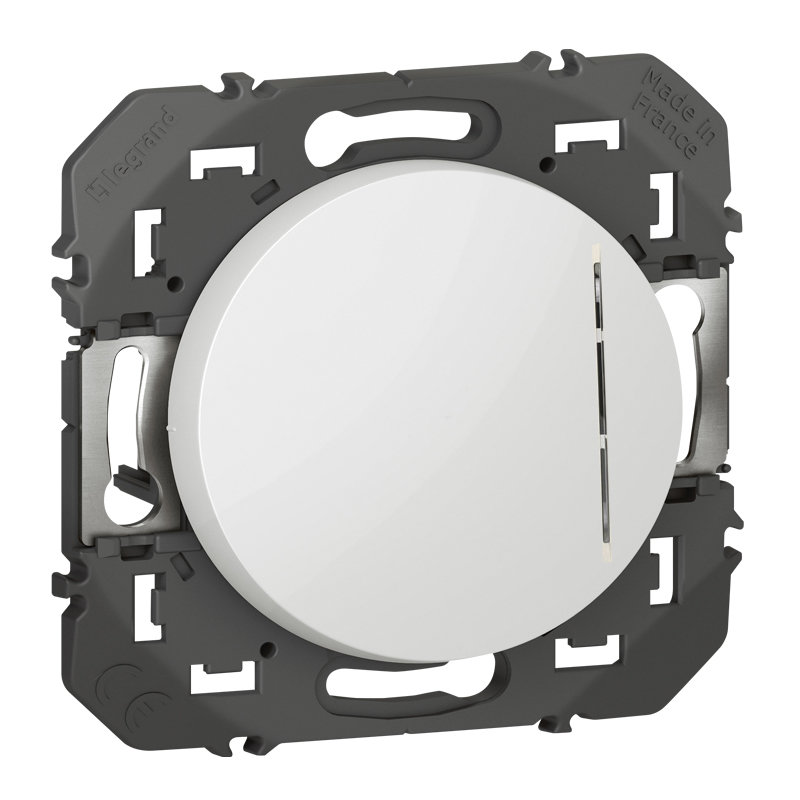Legrand 600005 - Poussoir lumineux à équiper d'un voyant dooxie finition blanc