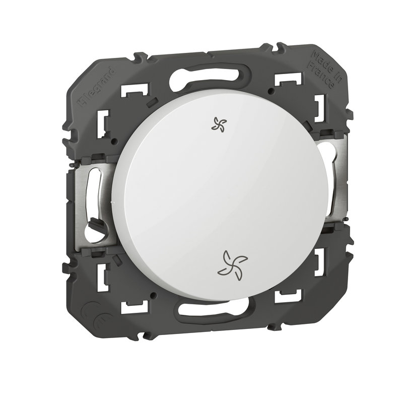 Legrand 600006 - Poussoir commande VMC dooxie finition blanc