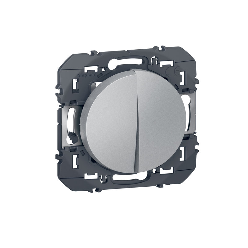 Legrand 600131 - Transformeur pour 5 fonctions va-et-vient et poussoir dooxie finition alu