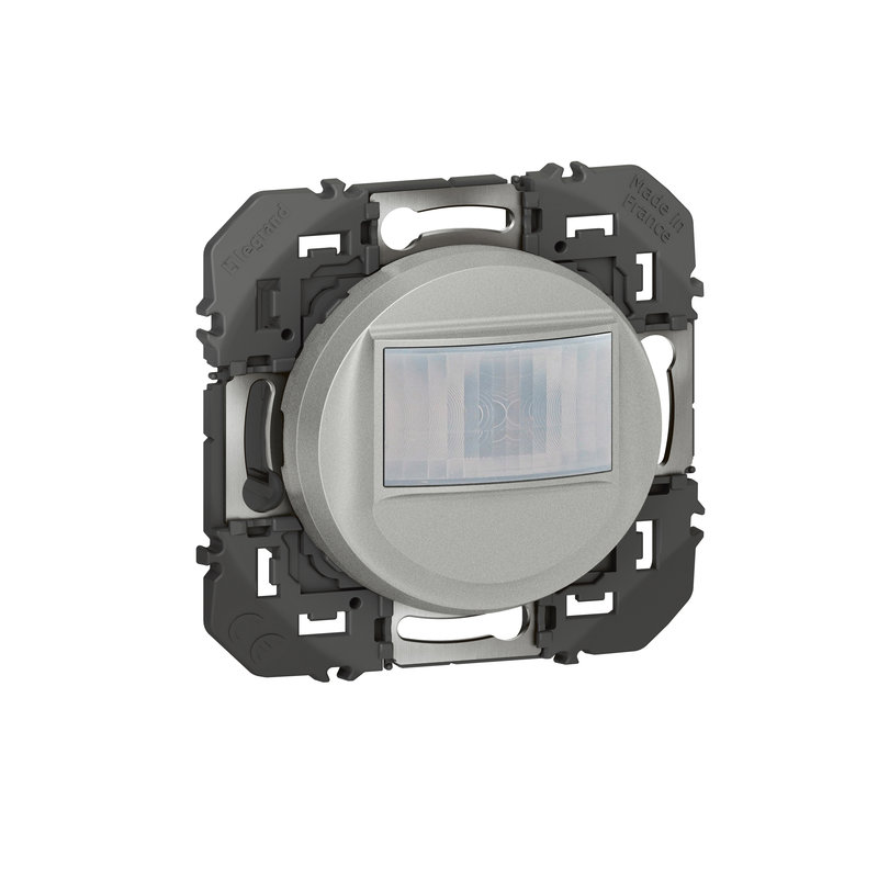 Legrand 600164A - Détecteur mural universel dooxie 2 fils 100W LED finition Alu