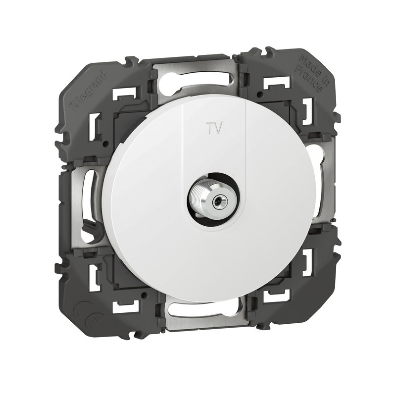 Legrand 600350 - Prise TV typeF à visser dooxie finition blanc