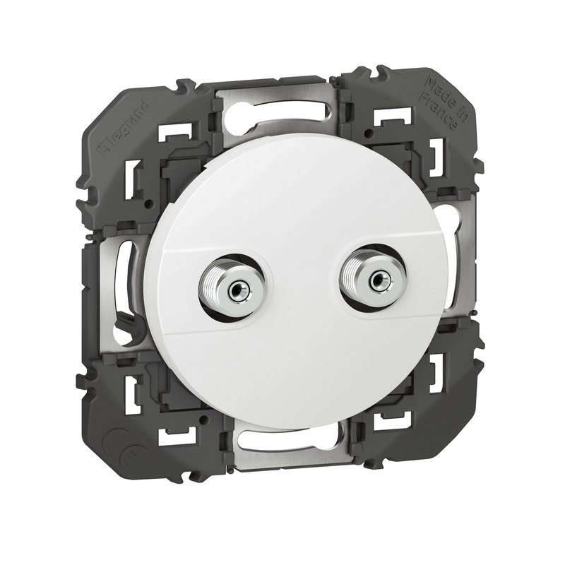 Legrand 600357 - Prise réseau câblé AFORM typeF dooxie à étoile blindée finition blanc
