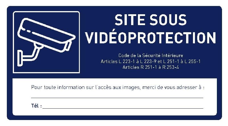 Etiquette Videoprotection Urmet 1090/ETI