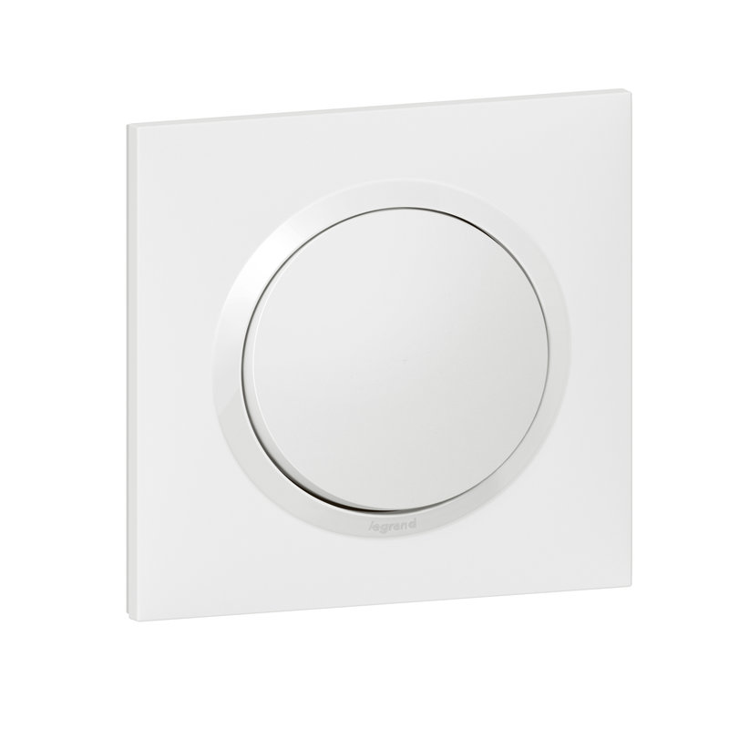 Legrand 600701 - Interrupteur ou va-et-vient dooxie one 10AX 250V~ complet avec griffes