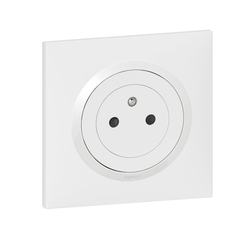 Legrand 600735 - Prise 2P+T Surface dooxie one 16A livrée complet avec griffes