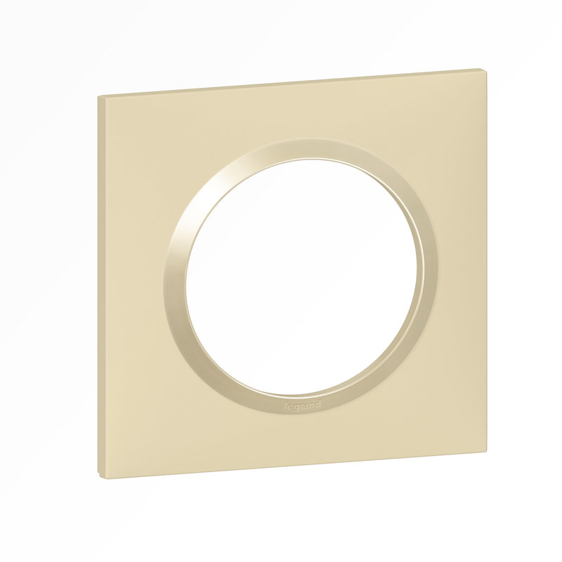 Legrand 600811 - Plaque carrée dooxie 1 poste finition dune