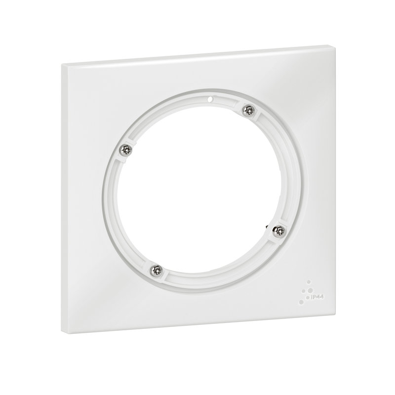 Legrand 600943 - Plaque carrée dooxie 1 poste IP44 finition blanc