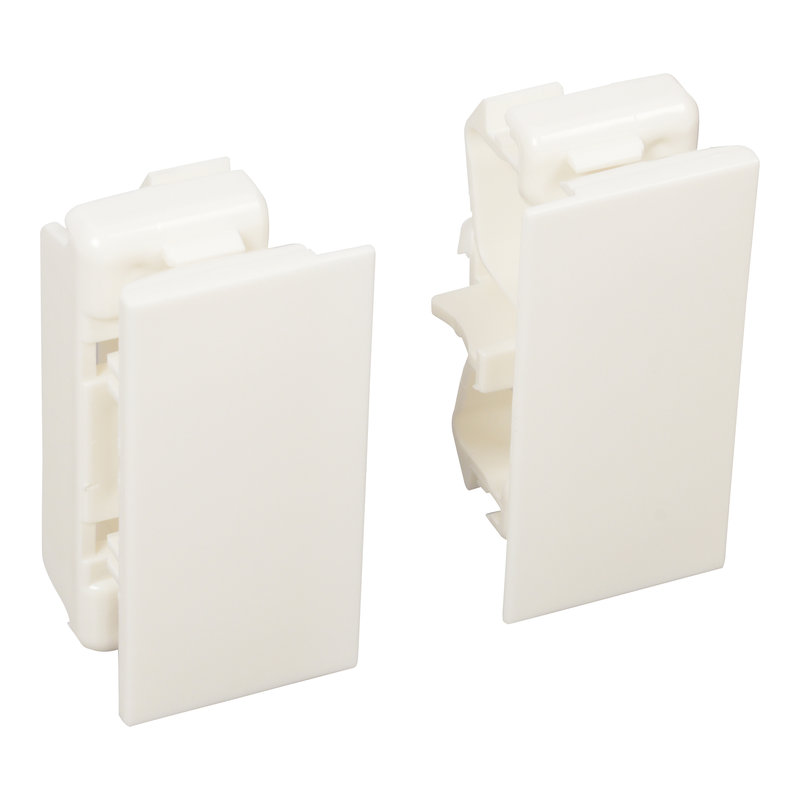 Legrand 603857 - Clip pour fixation Mosaic sur colonnes et colonnettes clippage direct blanc
