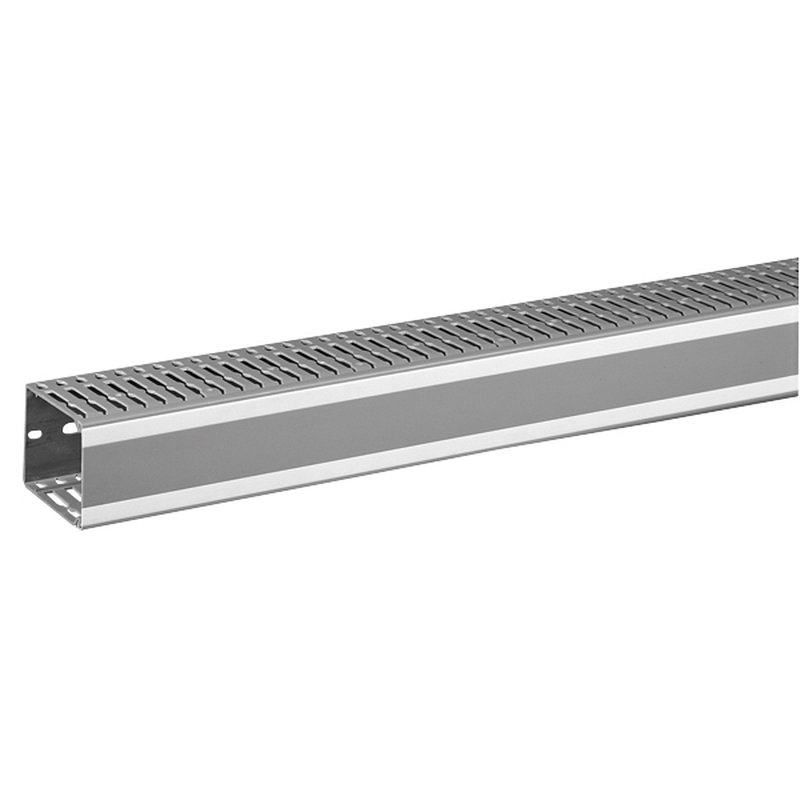 Legrand 636013 - Goulotte Lina 25 60x80mm PVC gris RAL7030 - longueur 2m