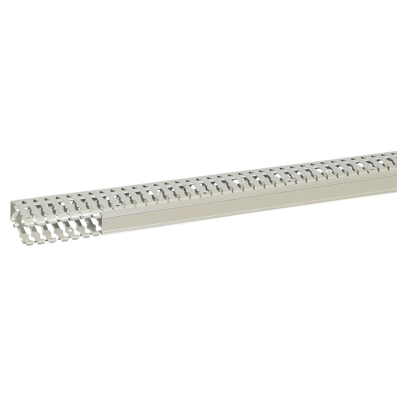 Legrand 636202 - Goulotte sans halogène 25x60mm - PC/ABS gris clair - longueur 2m