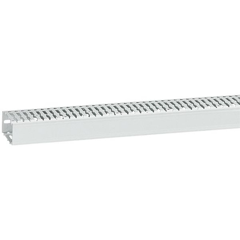 Legrand 636208 - Goulotte sans halogène 40x80mm - PC/ABS gris clair