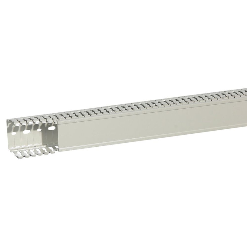Legrand 636212 - Goulotte sans halogène 60x60mm - PC/ABS gris clair - longueur 2m