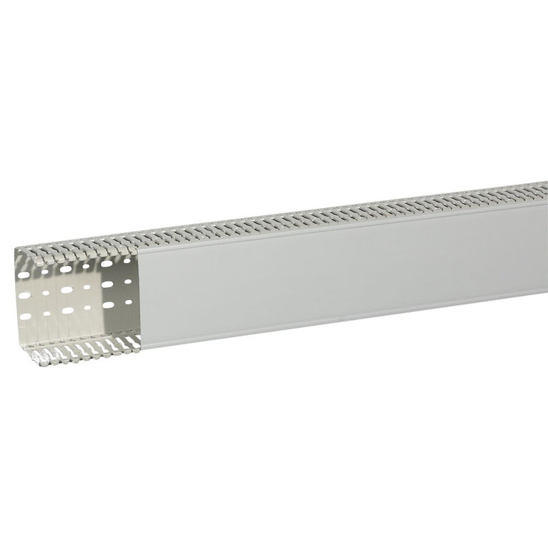 Legrand 636225 - Goulotte sans halogène 120x80mm - PC/ABS gris clair - longueur 2m