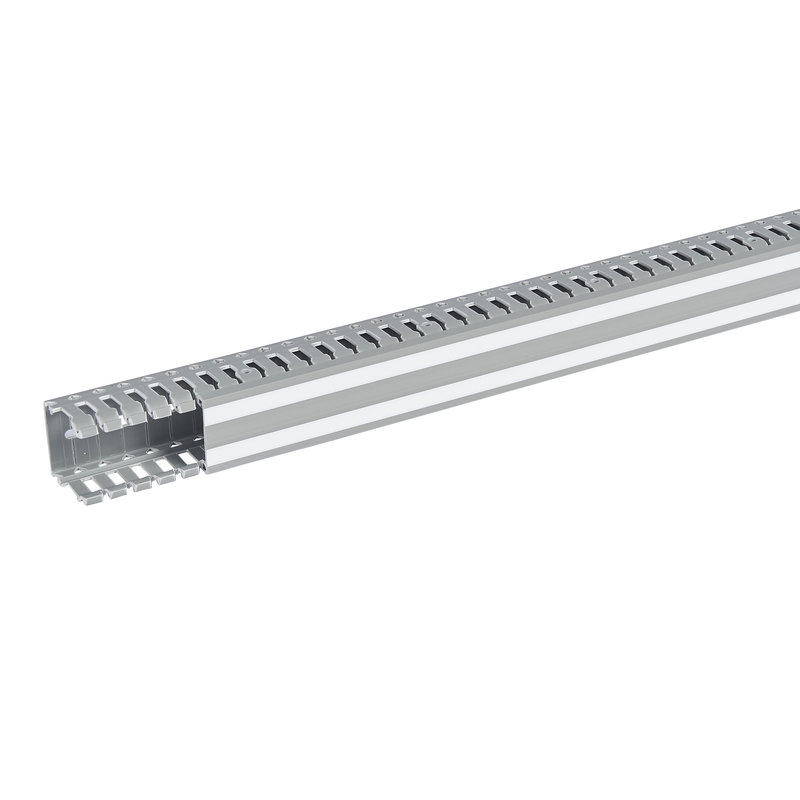 Legrand 636006 - Goulotte Lina 25 40x40mm PVC gris RAL7030 - longueur 2m