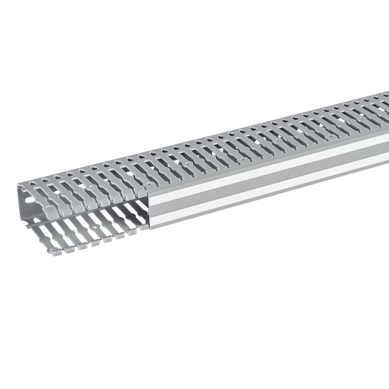 Legrand 636008 - Goulotte Lina 25 40x80mm PVC gris RAL7030 - longueur 2m
