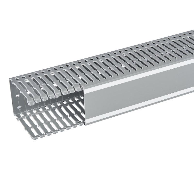 Legrand 636018 - Goulotte Lina 25 80x100mm PVC gris RAL7030 - longueur 2m