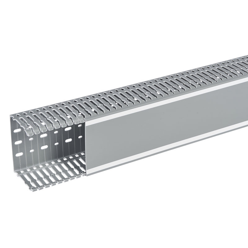 Legrand 636025 - Goulotte Lina 25 120x80mm PVC gris RAL7030 - longueur 2m