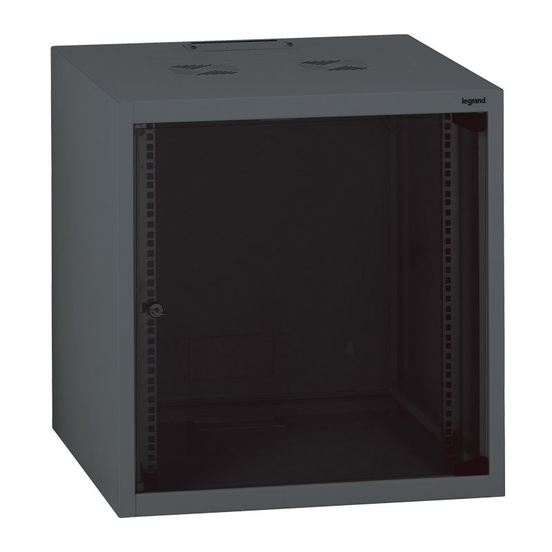 Legrand 646212 - Coffret fixe 19pouces livré monté Linkeo capacité 12U - 625x600x600mm
