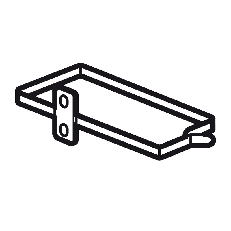 Legrand 646425 - Jeu de 6 bracelets guide-cordons métalliques pour baie Linkeo largeur 800mm