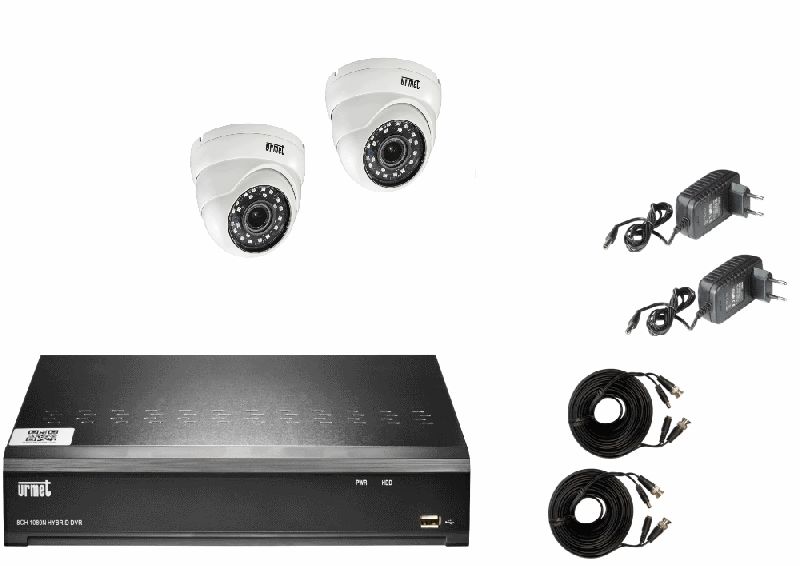 Kit Ahd 2 Camdom+1Dvr Urmet 1093/KAHDB