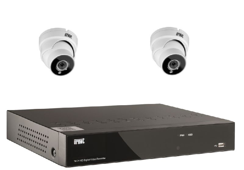 Kit Ip 2Camdom+1Nvr Poe Urmet 1093/KIPPROB