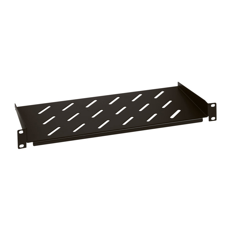 Legrand 646502 - Tablette fixe Linkeo fixation en drapeau sur 2 montants 19pouces 2U prof 360mm