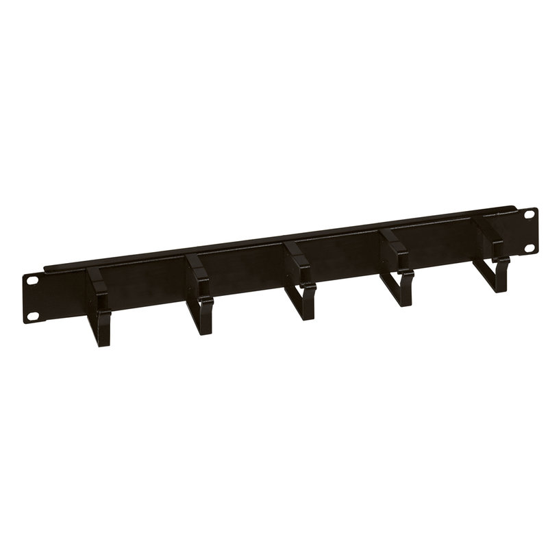 Legrand 646521 - Panneau passe fils Linkeo 19pouces 1 axe 2U métal avec bracelets guide câbles