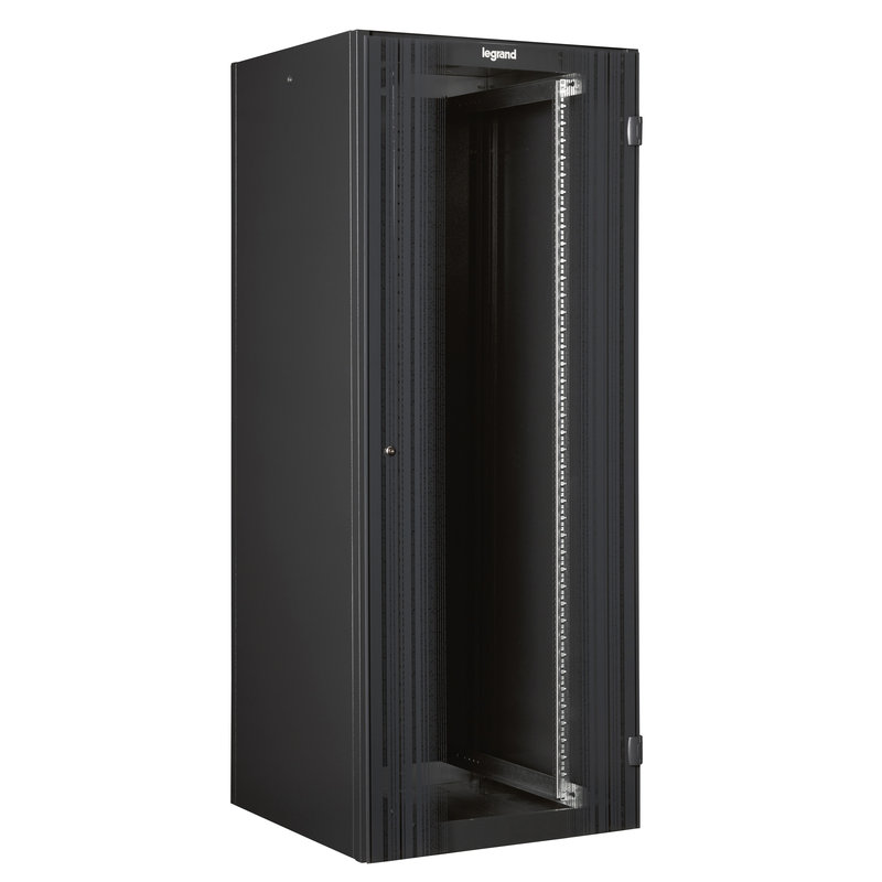 Legrand 646787 - Baie 19pouces à porte avant simple livrée à plat Linkeo 42U -2026x600x1000mm