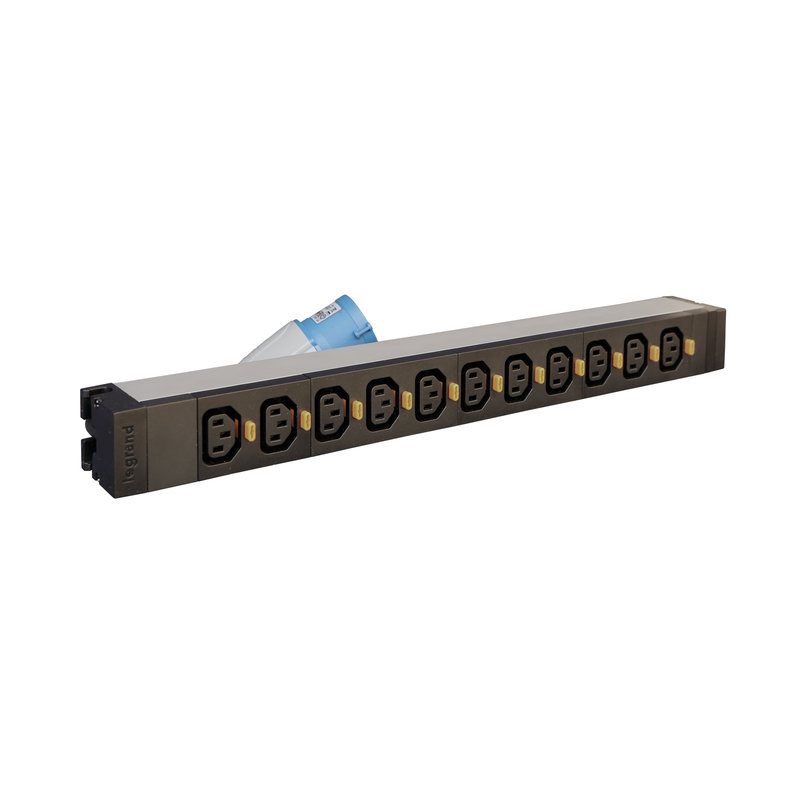 Legrand 646815 - PDU 19pouces 1U LCS² - 12xC13 - cordon 3m avec fiche 2P+T 16A