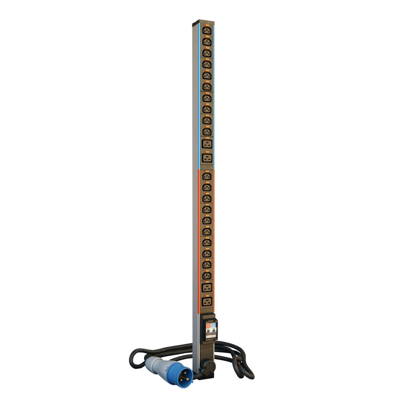 Legrand 646861 - PDU Zéro-U LCS² monophasé - 20xC13 + 4xC19 - cordon 3m avec fiche 2P+T 32A