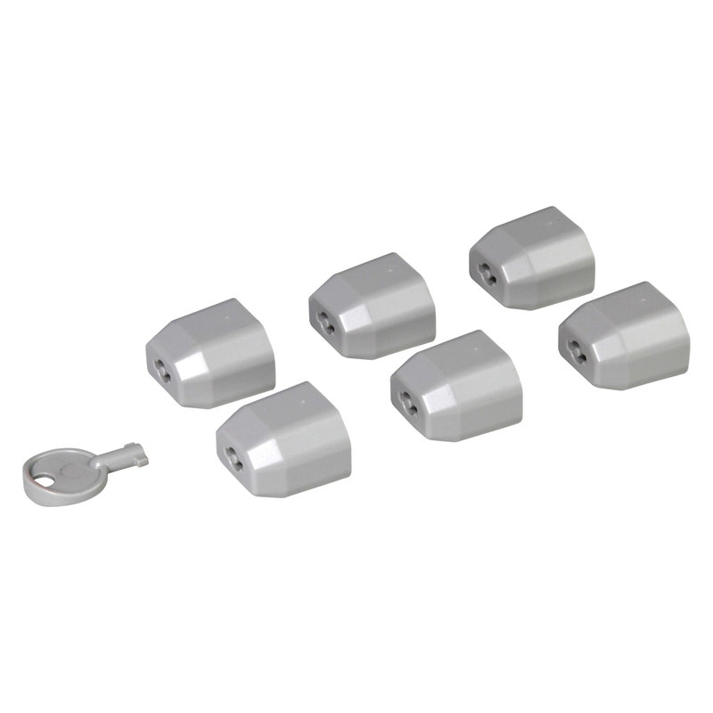Legrand 646894 - Jeu de 6 obturateurs pour prise C13 et 1 clé pour PDU